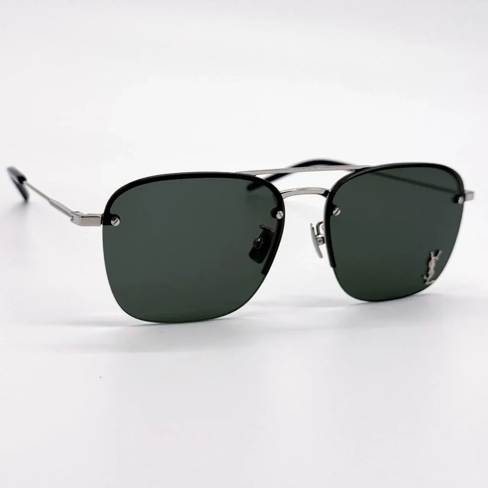 NEW SAINT LAURENT SL309 M 002 SUNGLASSES SL309 001 SILVER UNISEX SL309M 002